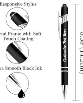 Black Engraved Pen – Elegant & Personalized Writing Tool