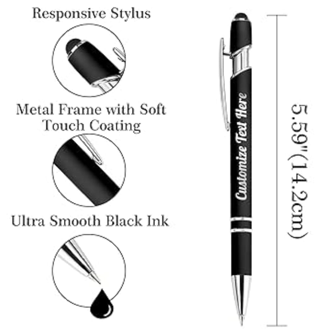 Black Engraved Pen β Elegant & Personalized Writing Tool